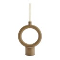 grand bougeoir cercle gres marron madam stoltz