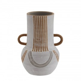 vase terre cuite peint motif style antique madam stoltz