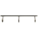 pateres crochets rangement cuisine sous etagere metal argent ib laursen