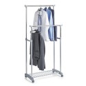 Portant pour vêtements penderie sur roulettes zeller