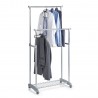 Portant pour vêtements penderie sur roulettes Zeller