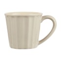 Tasse côtelé grès IB Laursen Mynte gris