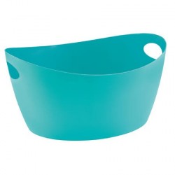 Panier plastique turquoise Koziol Bottichelli M