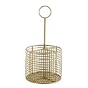 panier metal dore range couverts compartiments madam stoltz