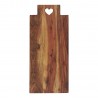 ib laursen planche a découper rectangle longue bois fonce acacia coeur