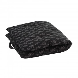 matelas banquette noir coton imprime madam stoltz