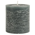 ib laursen bougie rustique cylindre vert fonce longue combustion