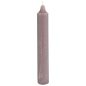 ib laursen bougie chandelier rose mauve 3,8 cm combustion longue