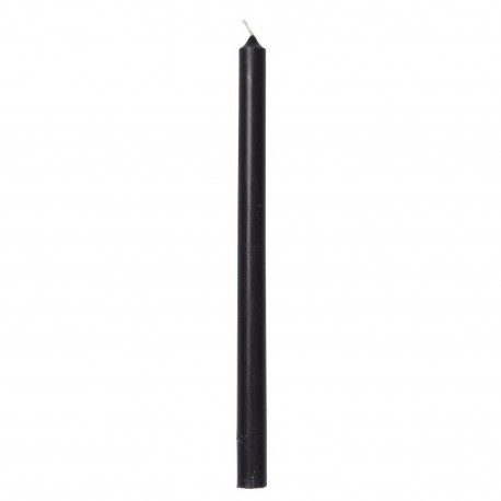 ib laursen bougie noire fine longue 20 cm