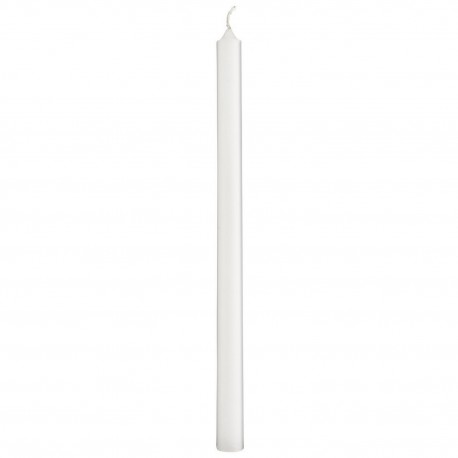 Grande bougie fine IB Laursen blanc