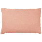 ib laursen housse de coussin rectangulaire lin uni rose poudre