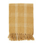 madam stoltz plaid a carreaux retro vintage jaune moutarde
