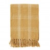 madam stoltz plaid a carreaux retro vintage jaune moutarde