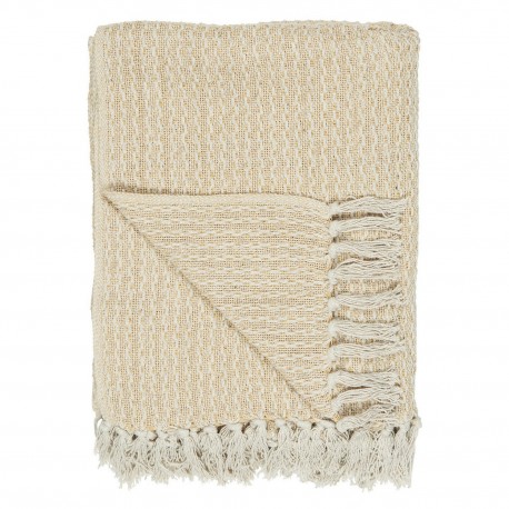 Plaid coton franges IB Laursen