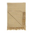 ib laursen plaid raye coton jaune franges style retro vintage