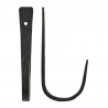 patere simple fer forge noir ib laursen