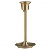 bougeoir simple metal dore laiton ib laursen