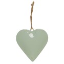 decoration de sapin de noel coeur metal vert pastel ib laursen