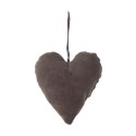 ib laursen coeur decoration de sapin velours violet