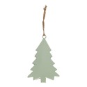 ib laursen decoration de noel sapin metal vert pastel
