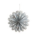 madam stoltz etoile deco murale papier led bleu clair