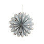 madam stoltz etoile deco murale papier led bleu clair