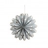 madam stoltz etoile deco murale papier led bleu clair