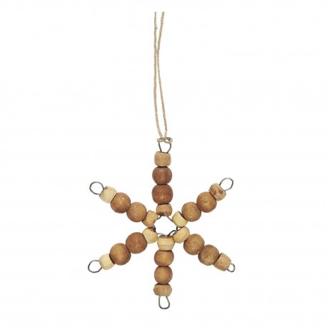 ib laursen etoile de sapin suspension bois naturel style campagne