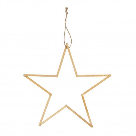 decoration de sapin noel etoile bois tres fin ib laursen