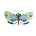 studio roof papillon decoratif carton mint forest