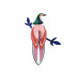 Studio Roof Paradise Bird Rani Wanddekoration Vogel Studio Roof Paradise Bird Rani Wanddekoration Vogel