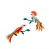 oiseau mural decoratif studio roof obi