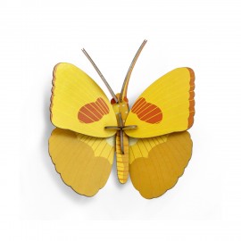 Papillon jaune décoration murale Studio Roof