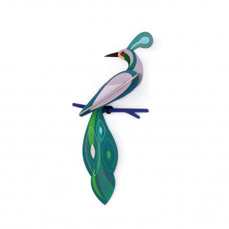 studio roof fiji paradise bird oiseau carton decoration murale