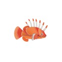 poisson lion studio roof decoration murale carton lionfish