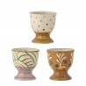 coquetiers peint main bloomingville vincent set de 3