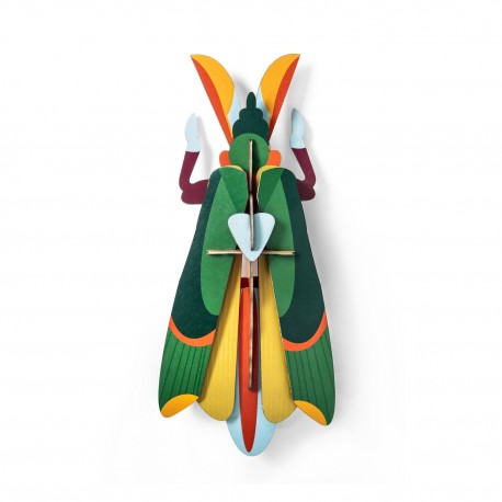 insecte sauterelle decoration murale en carton studio roof