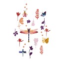 studio roof decoration murale insectes carton mur de curiosites