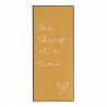 plaque deco metal message zen one thing at a time ib laursen