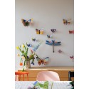 papillon paon du jour decoration murale en carton studio roof