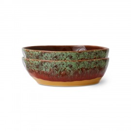 assiette creuse a pates gres artisanale hk living cove set de 2