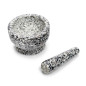 mortier et pilon cuisine granite gris zeller