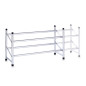 etagere rangement chaussures extensible metal zeller
