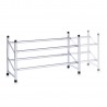 etagere rangement chaussures extensible metal zeller