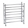 etagere rangement chaussures extensible metal zeller