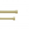 grande tringle a rideaux double dore laiton extensible umbra cappa