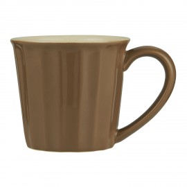 mug classique cotele gres marron chocolat ib laursen