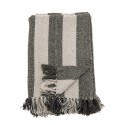 plaid coton recycle vert rayures bloomingville jodina