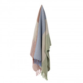 plaid multicolore pastel coton bloomingville kitta