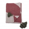 plaid coton recycle rouge bloomingville jolly